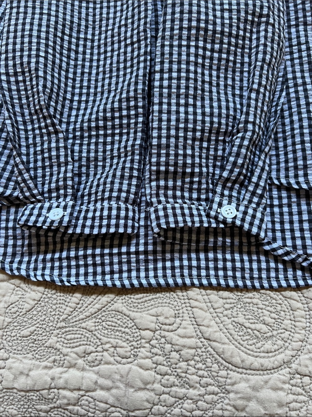Black and White Check Shirt - Picture 7 of 7